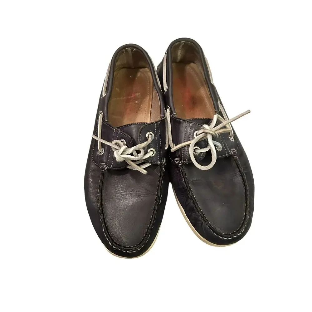 Pikolinos Men Puerto Banus 09Q-6610 Loafers Navy‎ with White Laces- Size 41